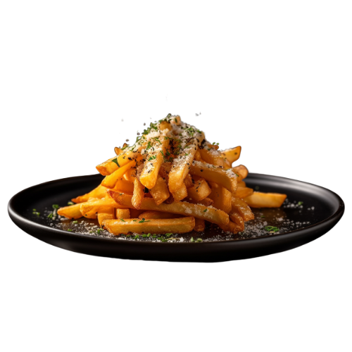 Garlic Parm Jerk Fries